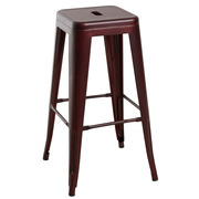 Taburete Industrial Meyer Vintage en Acero