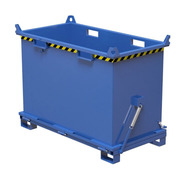Conteneur métallique à fond mobile pour chariot élévateur modèle VBB
