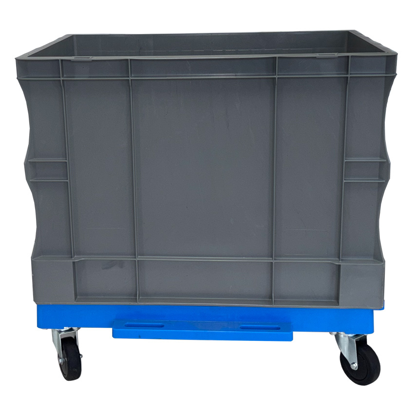 Base Rodante de Plástico Azul para Cajas 40 x 60 x 14,5 cm 