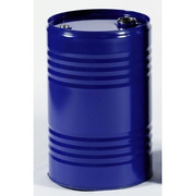 Bidón metálico con 2 tapones azul