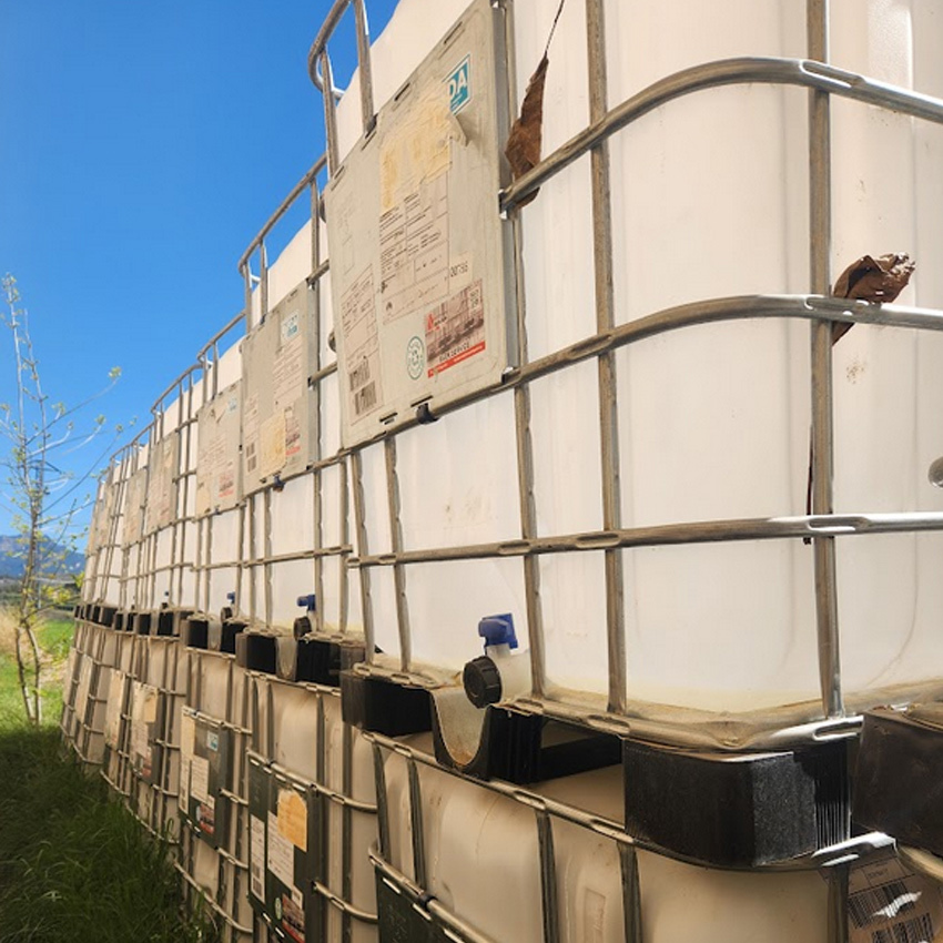 Lote de 80 Contenedores IBC de 1000 litros Usados 