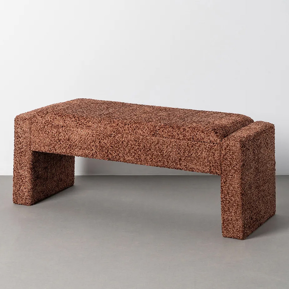 Banco Baúl Tejido de Poliéster 43 x 117 x 45 cm 