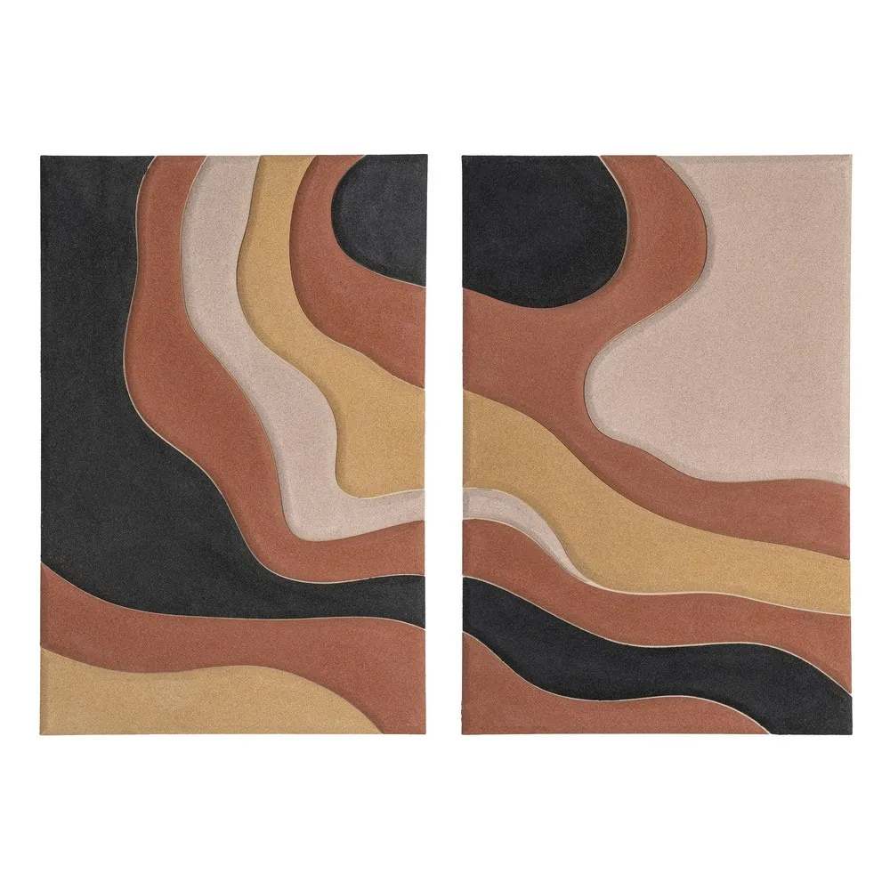 Cuadro Abstracto 2 Modelos en Madera DM 5,5 x 80 x 120 cm   