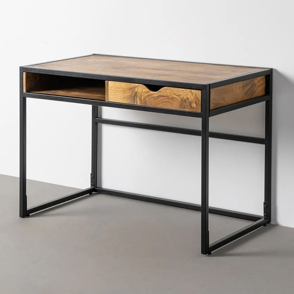 Escritorio de Madera de Mango 1 Cajón 60 x 110 x 76 cm 
