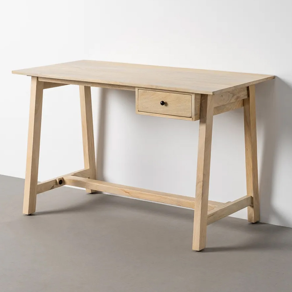 Escritorio de Madera de Mango 1 Cajón 60 x 120 x 77 cm 