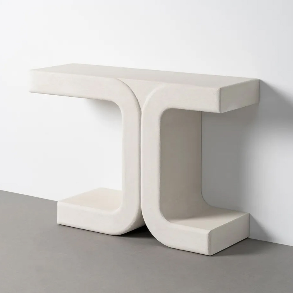 Consola de DM Blanca 38 x 120 x 80,5 cm   