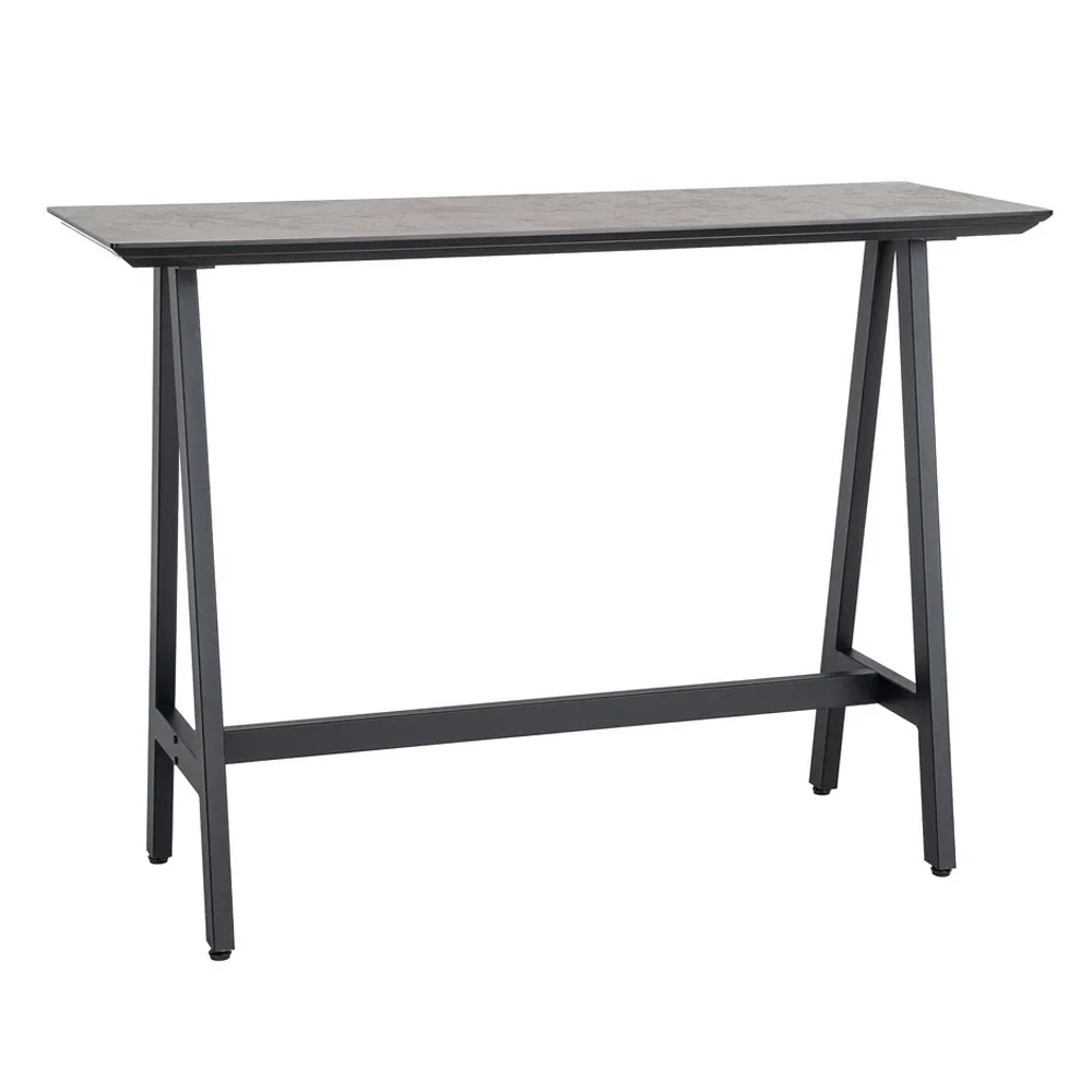 Mesa Alta de DM y Patas de Hierro 50 x 138 x 100 cm  