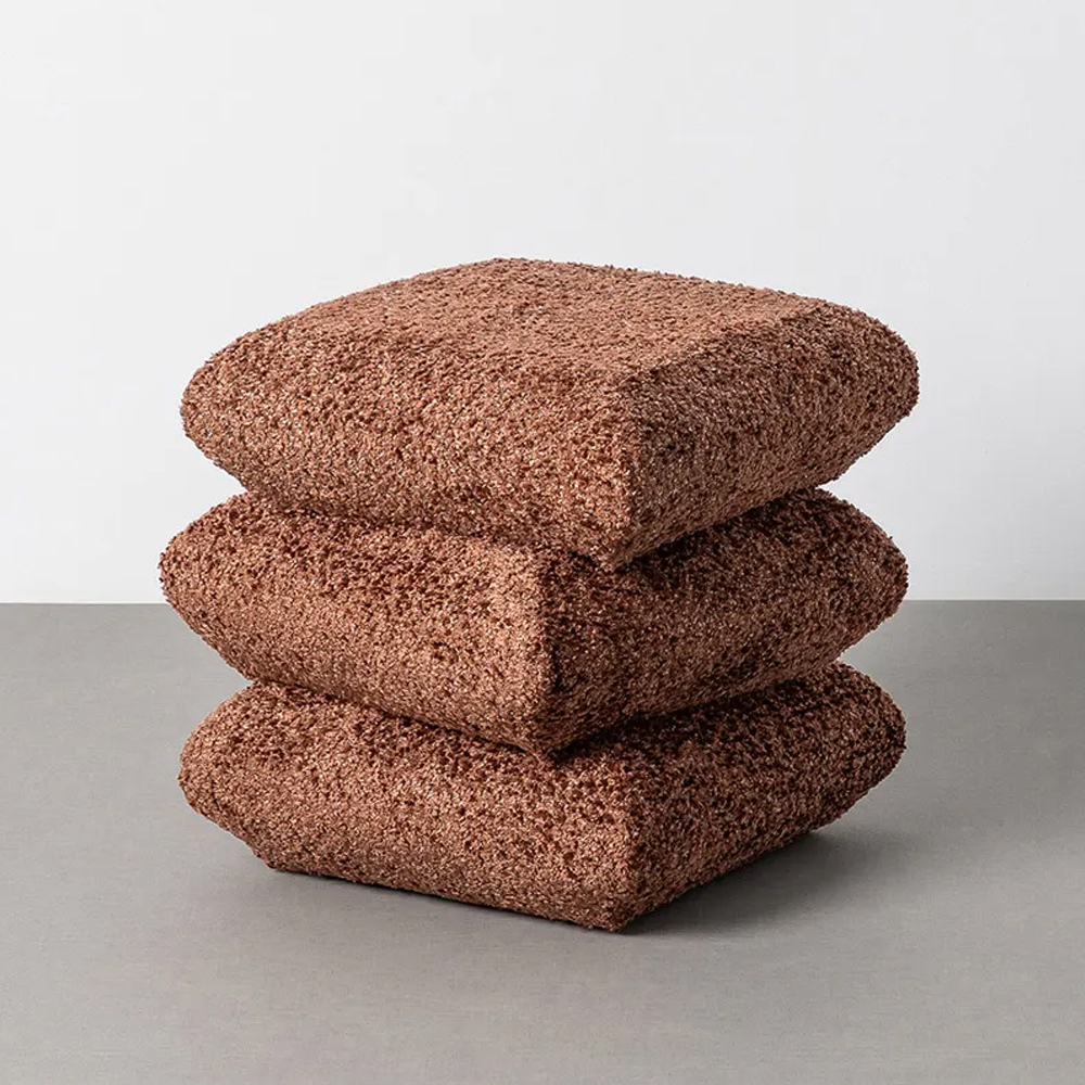 Puf en Tejido de Poliéster 42 x 42 x 42 cm   