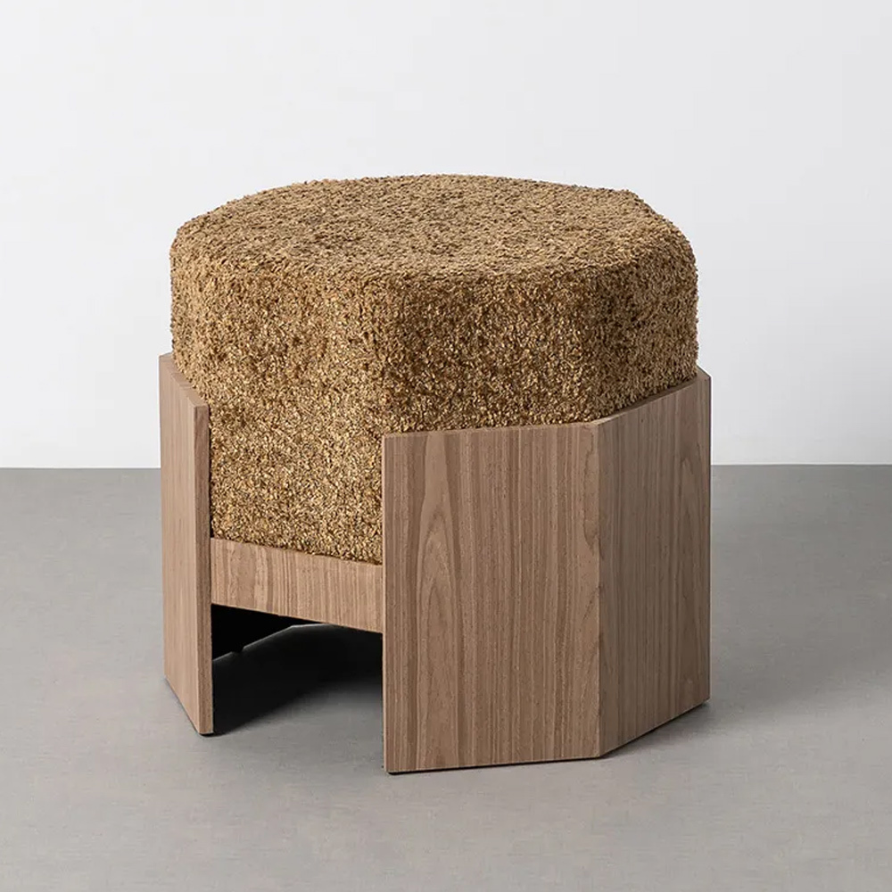 Puf en Tejido de Poliéster 50 x 50 x 44 cm  