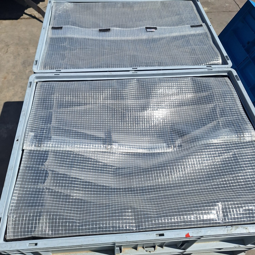 Lote de Cajas de Plástico Norma Europa Usadas 60 x 80 x 20 cm 