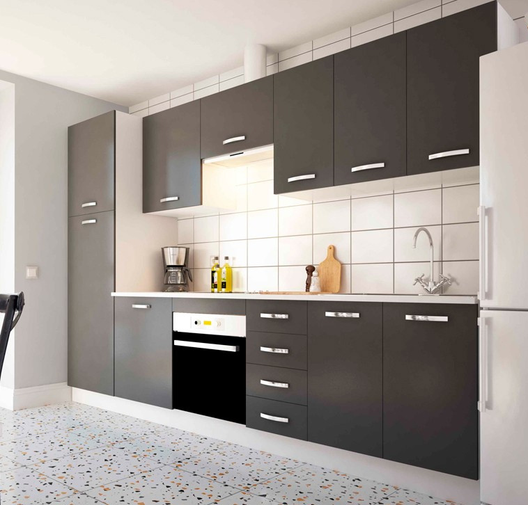 Conjunto Cocina Gris París