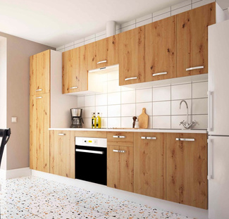 Conjunto Cocina Roble Albar