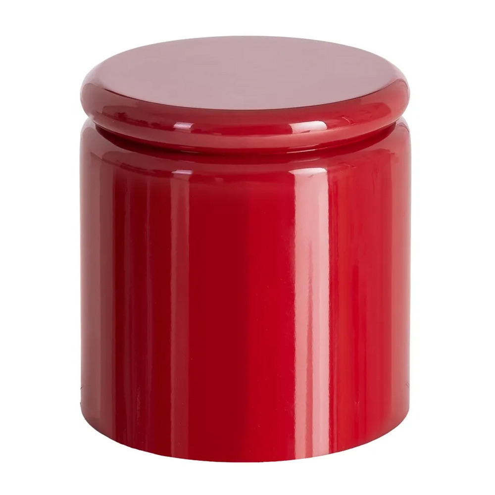 Mesa Auxiliar en DM Lacado Rojo 40 x 40 x 43 cm