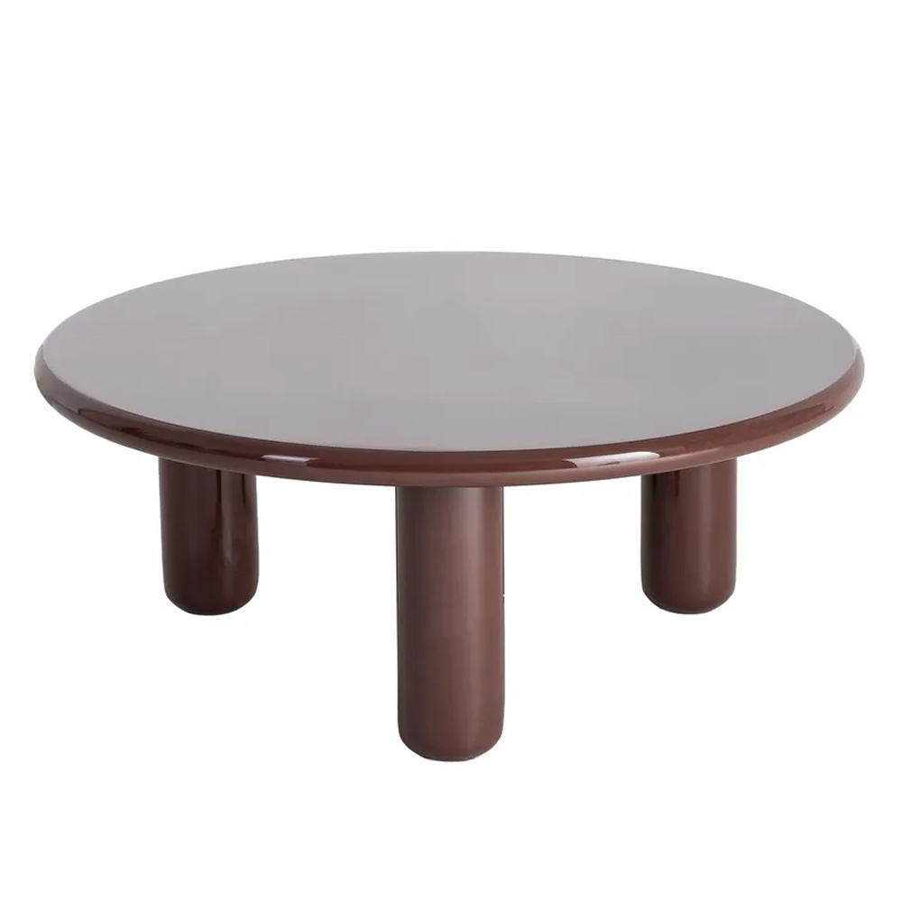 Mesa de Centro DM Lacado Granate 90 x 90 x 36 cm  