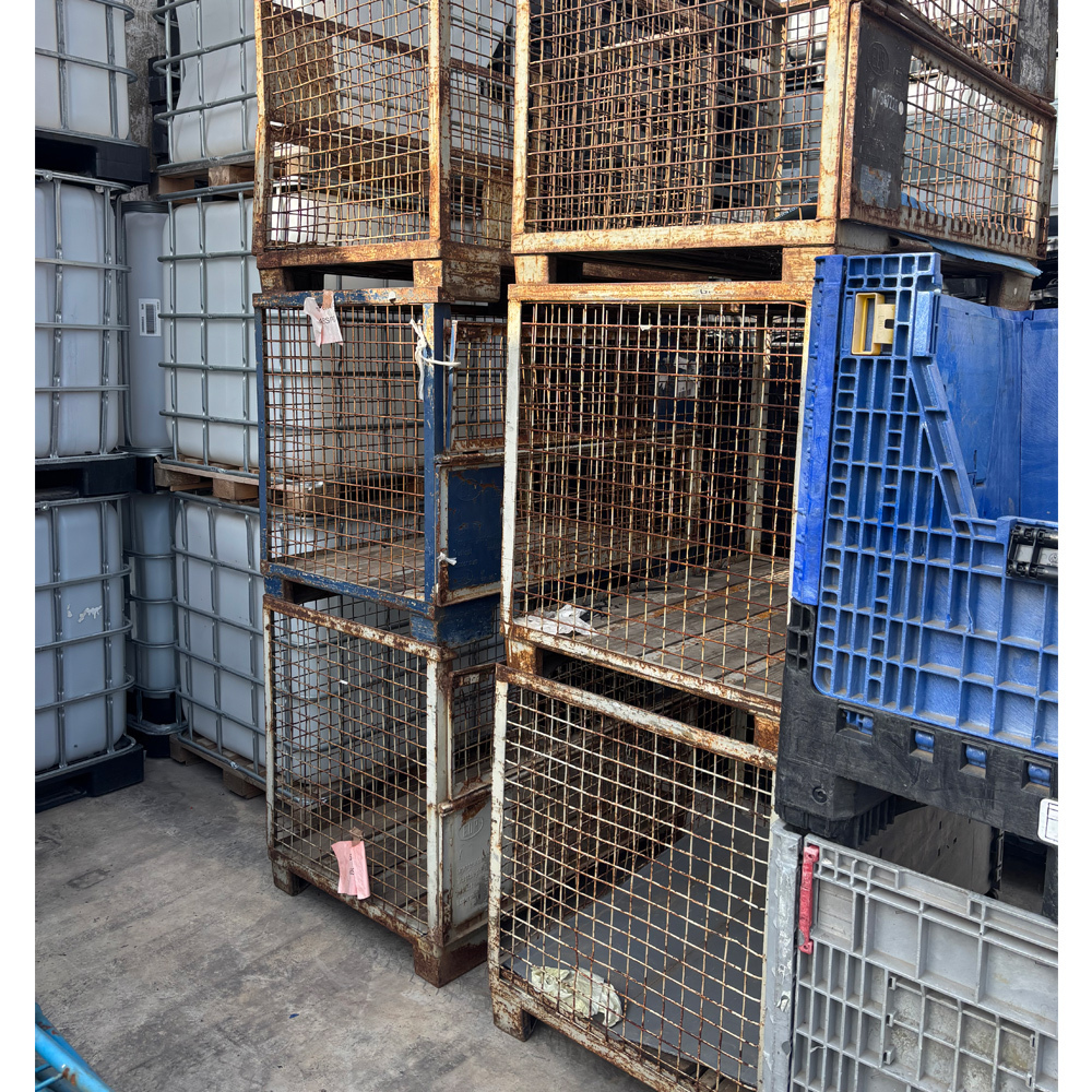 Lote 10 Eurocontenedores Gittebox 83 x 123 x 97 cm Usados    	    