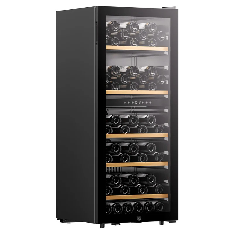 Vinoteca La Réserve RWC2121FN1 de 129 Botellas con Doble Zona y Estantes de Madera