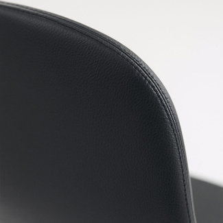 Taburete Black Leo Polipiel 37 x 37 x 100 cm 