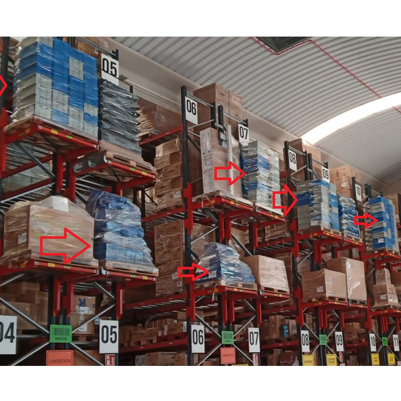 Lote de 480 Gavetas de plástico usadas diferentes colores 