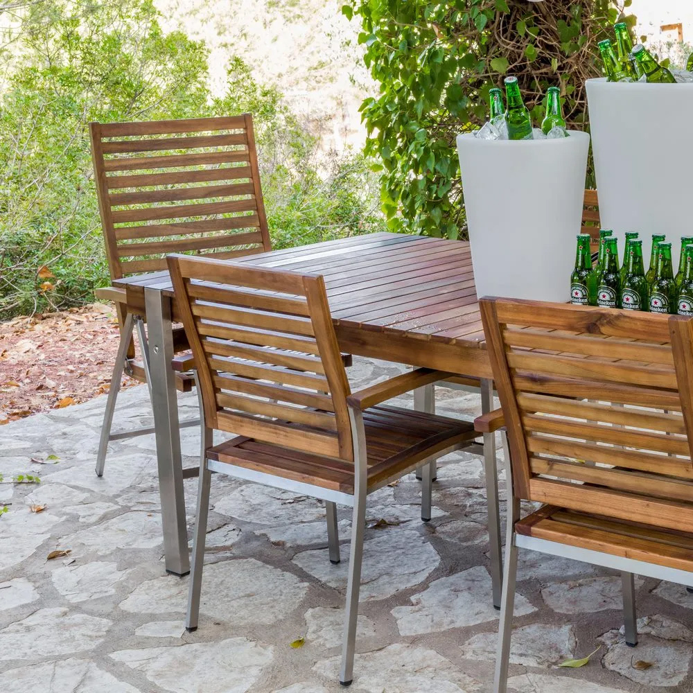 Mesa Jarín Norah de Madera de Acacia Maciza