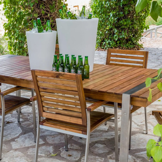 Mesa Jarín Norah de Madera de Acacia Maciza