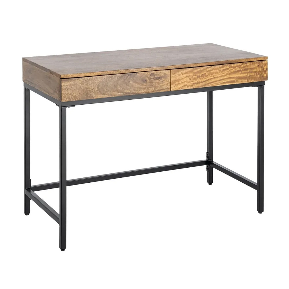 Escritorio de Madera de Mango 2 Cajones 55 x 110 x 78 cm