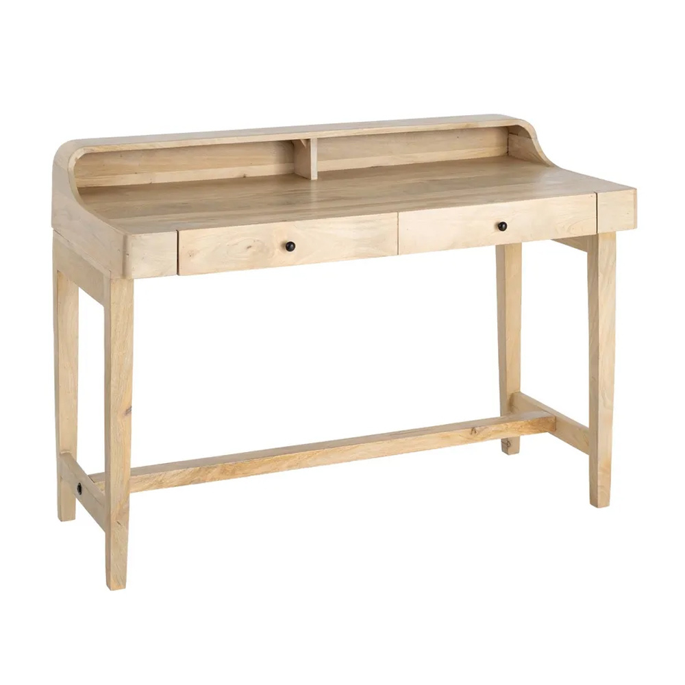 Escritorio de Madera de Mango 2 Cajones 62 x 122 x 88 cm 