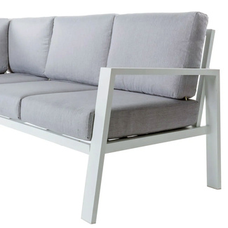 Rinconera Thais de Aluminio Blanco 195 x 195 x 73,6 cm 