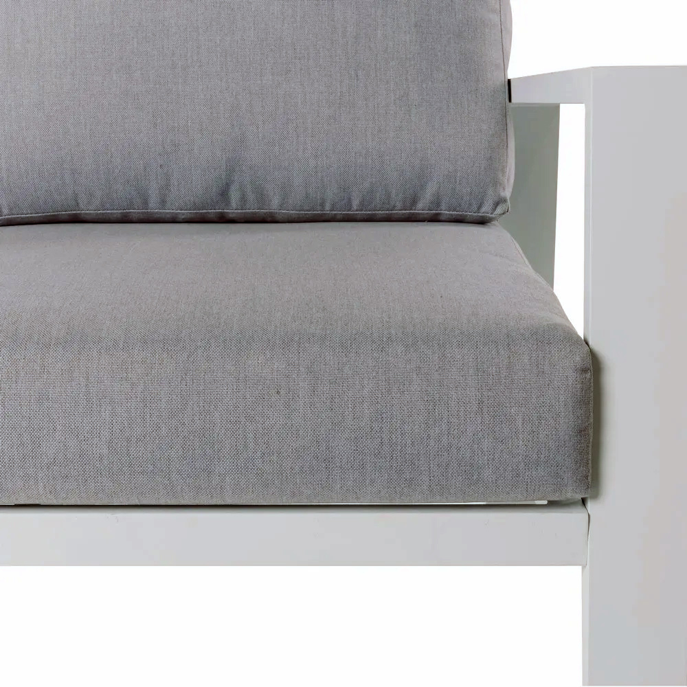 Rinconera Thais de Aluminio Blanco 195 x 195 x 73,6 cm 