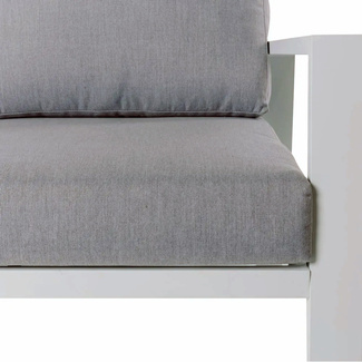 Rinconera Thais de Aluminio Blanco 195 x 195 x 73,6 cm 