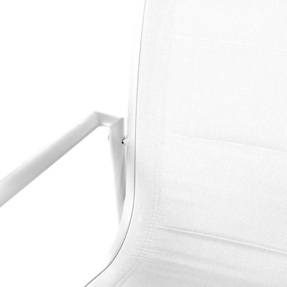 Silla Jardín Apilable Stella de Aluminio 57,5 x 62,4 x 90,5 cm 