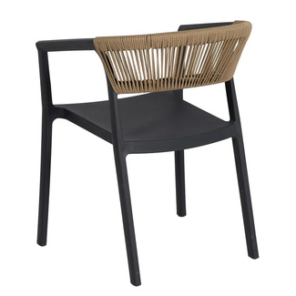 Silla Polipropileno Antracita 54 x 56 x 75,5 cm 