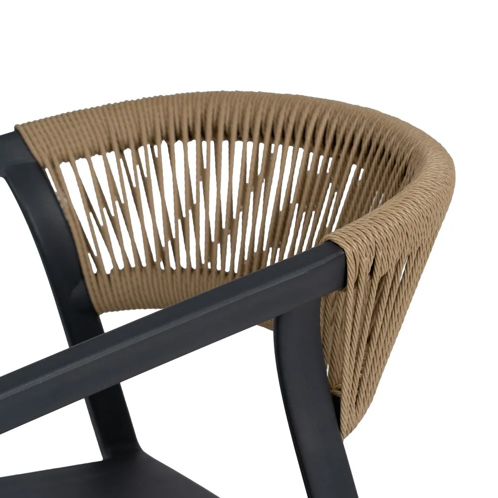 Silla Polipropileno Antracita 54 x 56 x 75,5 cm 