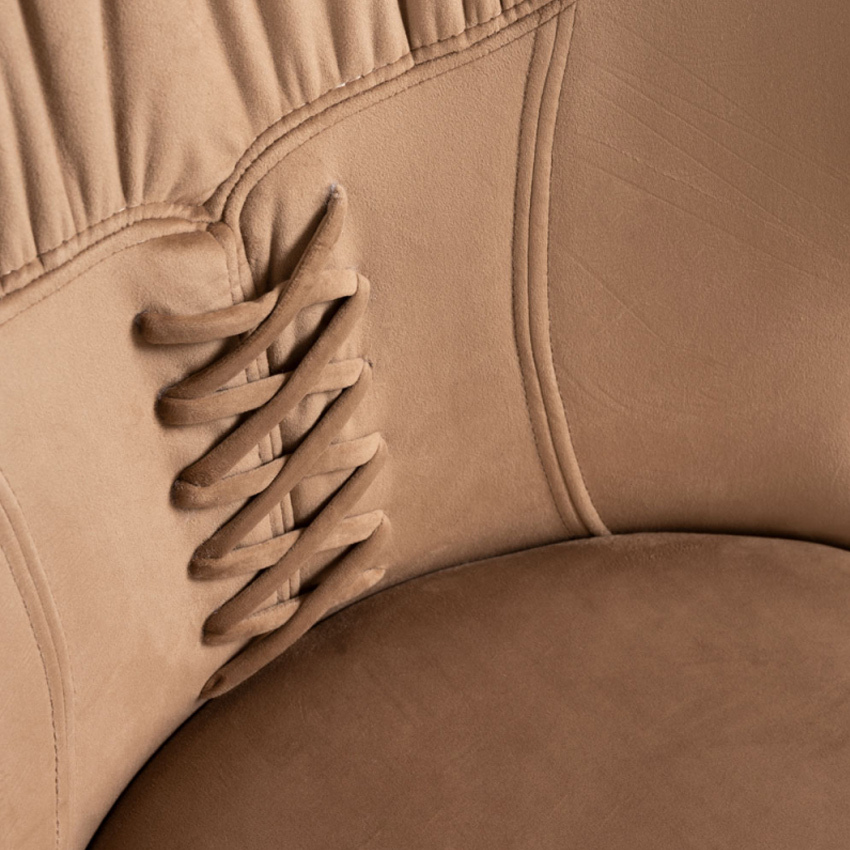 Silla Kunic Terciopelo 46 x 48 x 87 cm 