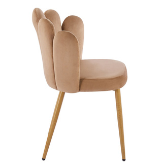 Silla Lakya de Terciopelo 62 x 56 x 89 cm 