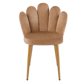 Silla Lakya de Terciopelo 62 x 56 x 89 cm 