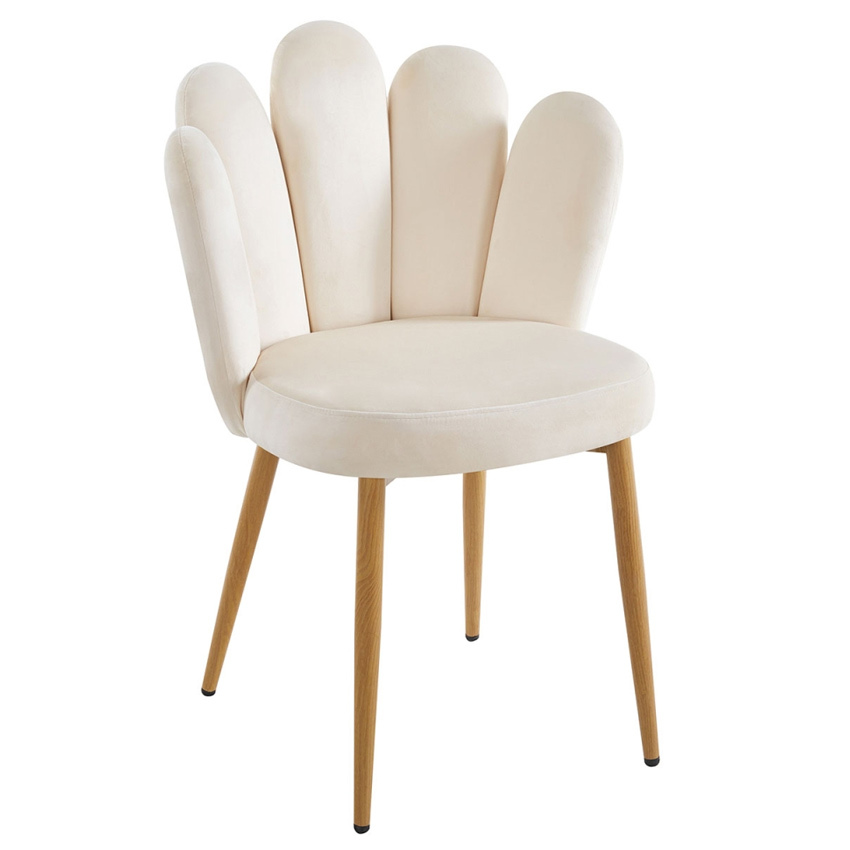 Silla Lakya de Terciopelo 62 x 56 x 89 cm 