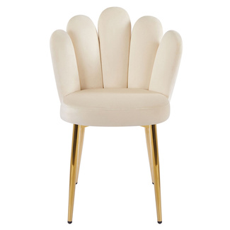Silla Lakya Golden de Terciopelo 62 x 56 x 89 cm 