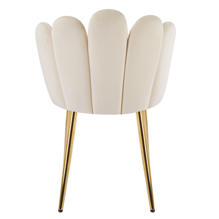 Silla Lakya Golden de Terciopelo 62 x 56 x 89 cm 