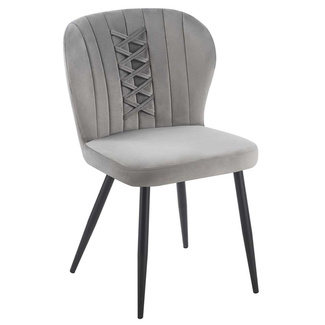 Silla Mangil Black Terciopelo 51 x 59 x 88,5 cm 