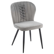 Silla Mangil Black Terciopelo 51 x 59 x 88,5 cm 