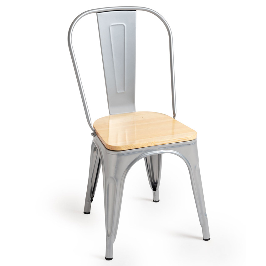 Silla Meyer Madera Natural 46 x 46 x 85 cm 