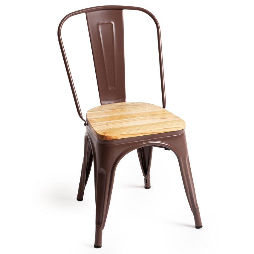 Silla Meyer Madera Natural 46 x 46 x 85 cm 