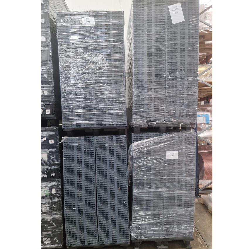 Lote de Cajas Plegables Rejadas Usadas 