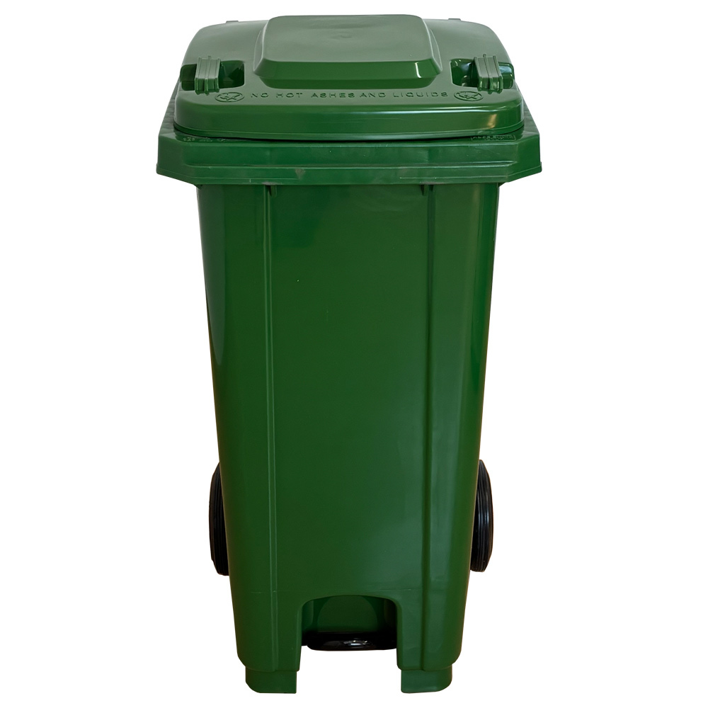 Contenedor de Basura con Pedal Metálico de 120 litros 