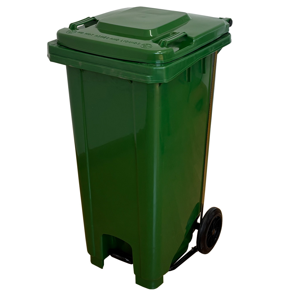 Contenedor de Basura con Pedal Metálico de 120 litros 