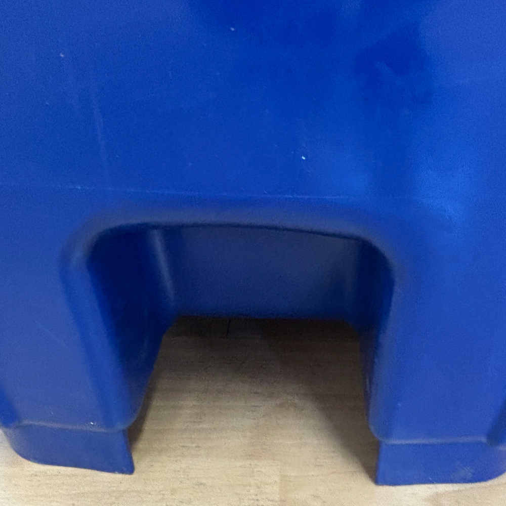 Contenedor de Residuos 240 litros Azul con Pedal Metálico 