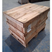 Lote de Cajas de madera usadas con tapa 60 x 80 x 65 cm 