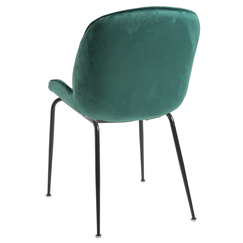 Silla Shel Black Terciopelo