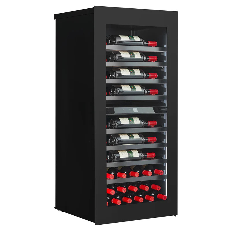 Vinoteca Nestor M Wine NWXE262FN2 integrable columna: 62 botellas, doble zona, apertura push-open y pantalla TFT