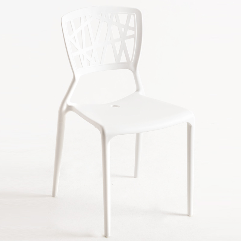 Silla Aris en Polipropileno Blanco 49 x 41 x 84 cm